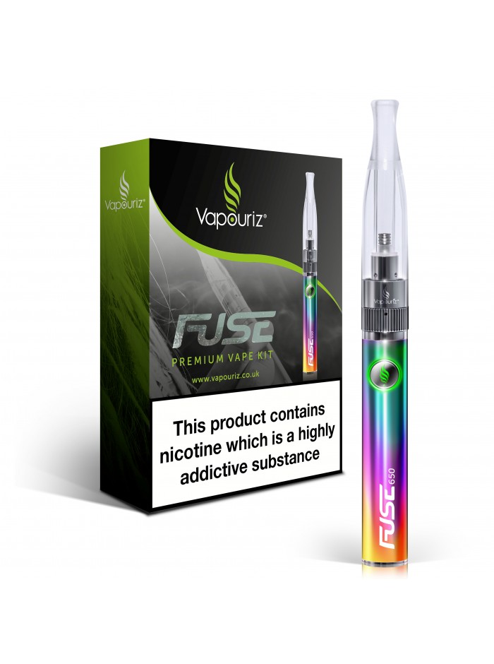 Vapouriz Fuse Electronic Cigarette Starter Kits Rainbow